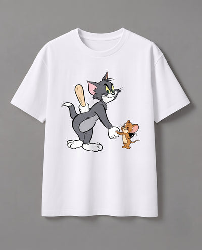 T- SHIRT- OVERSIZED- TOM & JERRY