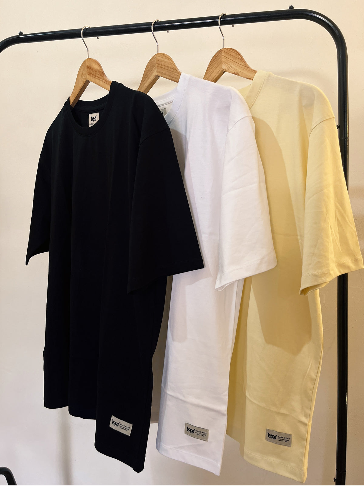 COMBO- OVERSIZED- BLACK,WHITE & CREAM