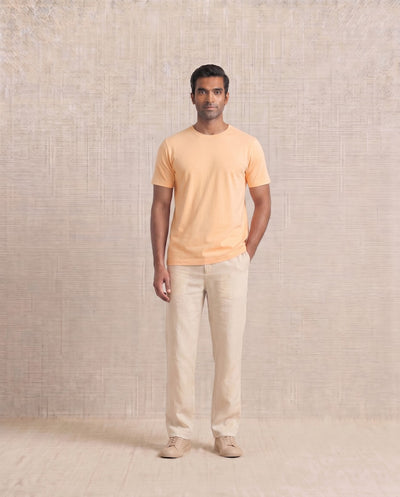 T- SHIRT- REGULAR - LIGHT ORANGE