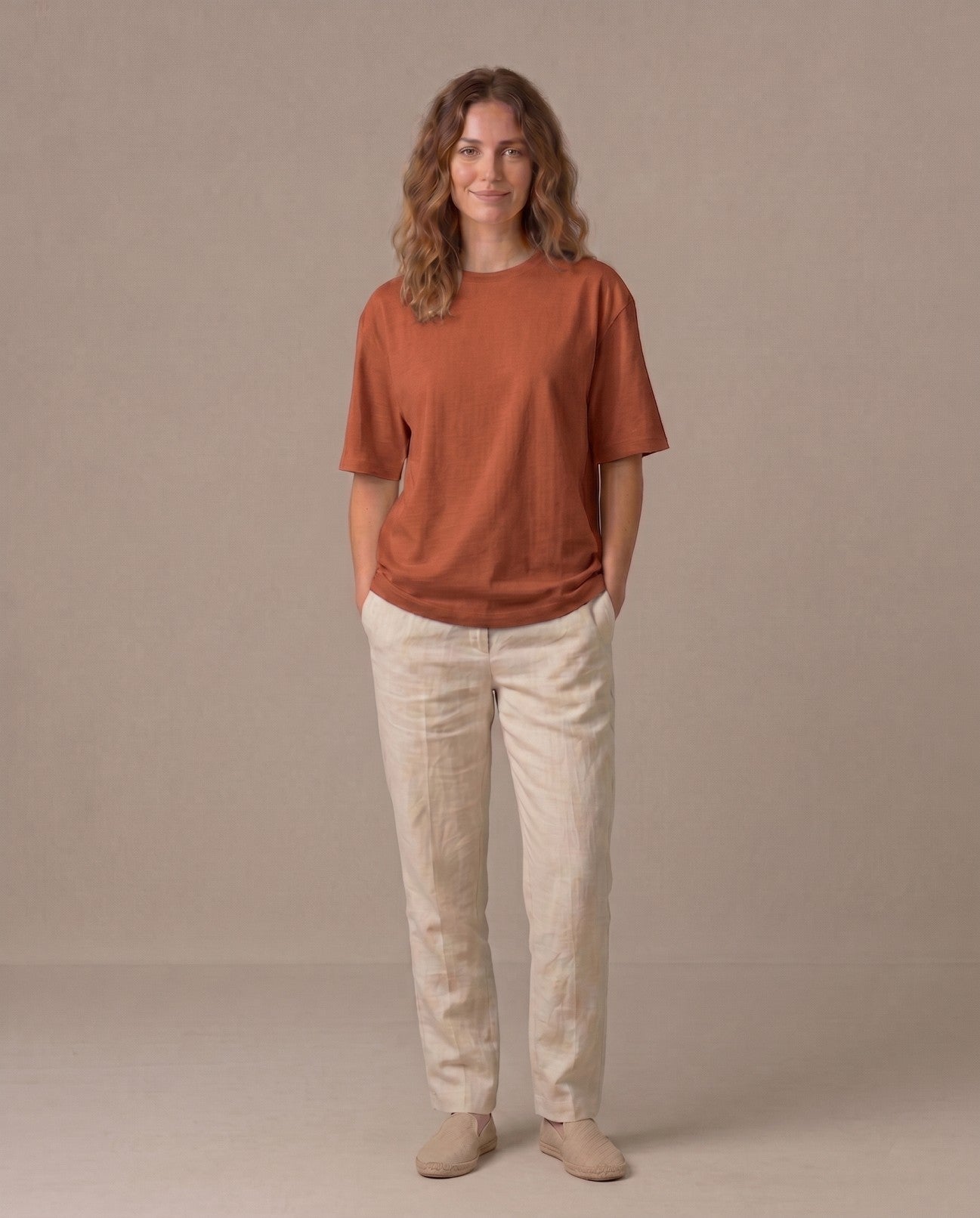 T- SHIRT- OVERSIZED - CHOCOLATE