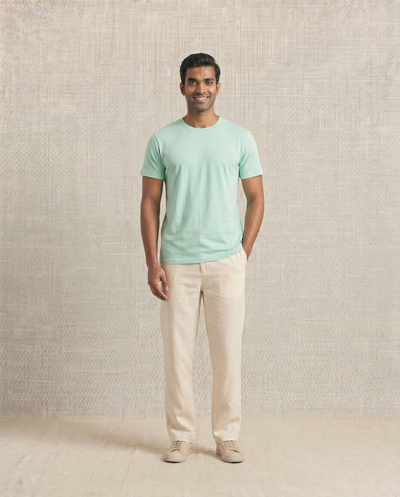 T- SHIRT- REGULAR - SEA GREEN