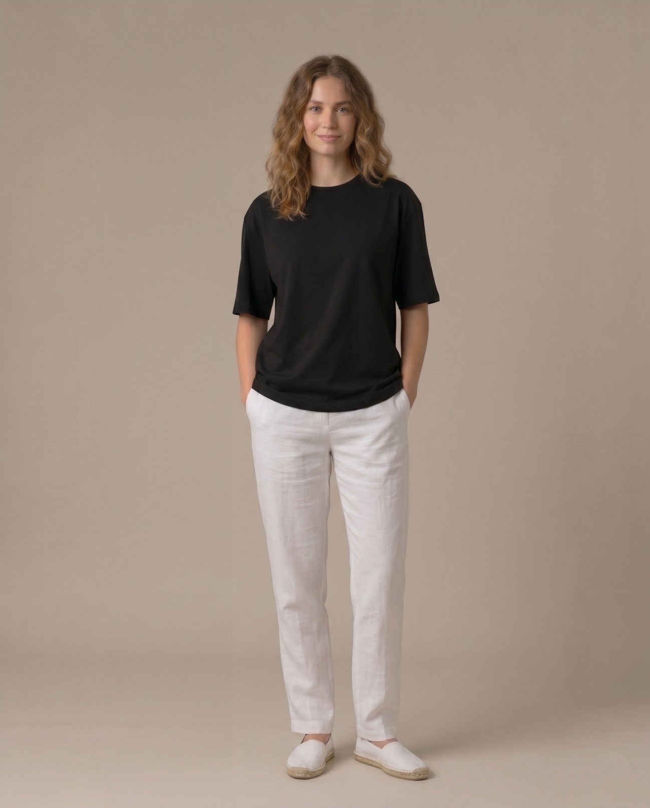 COMBO- OVERSIZED- BLACK,WHITE & CREAM