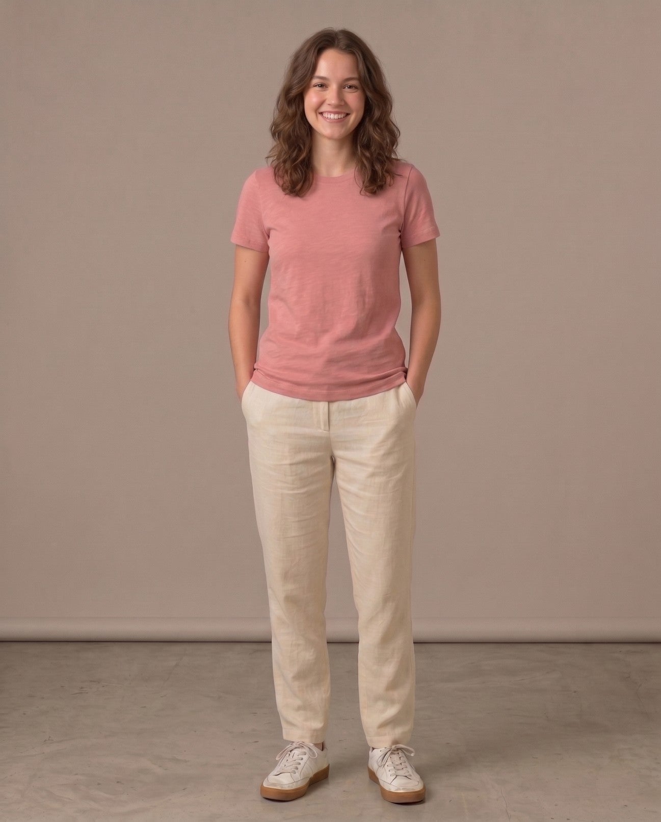 T- SHIRT- REGULAR - LIGHT PINK