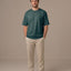 T- SHIRT- OVERSIZED - PEACOCK GREEN