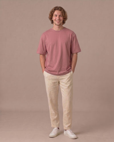 T- SHIRT- OVERSIZED - LIGHT PINK
