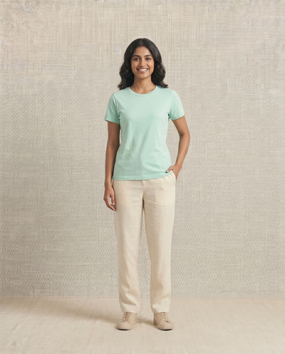T- SHIRT- REGULAR - SEA GREEN