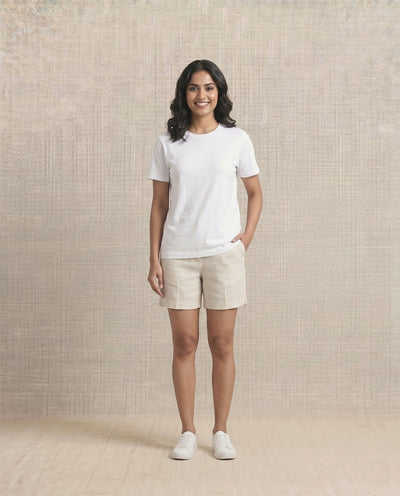 T- SHIRT- REGULAR - POWDER WHITE