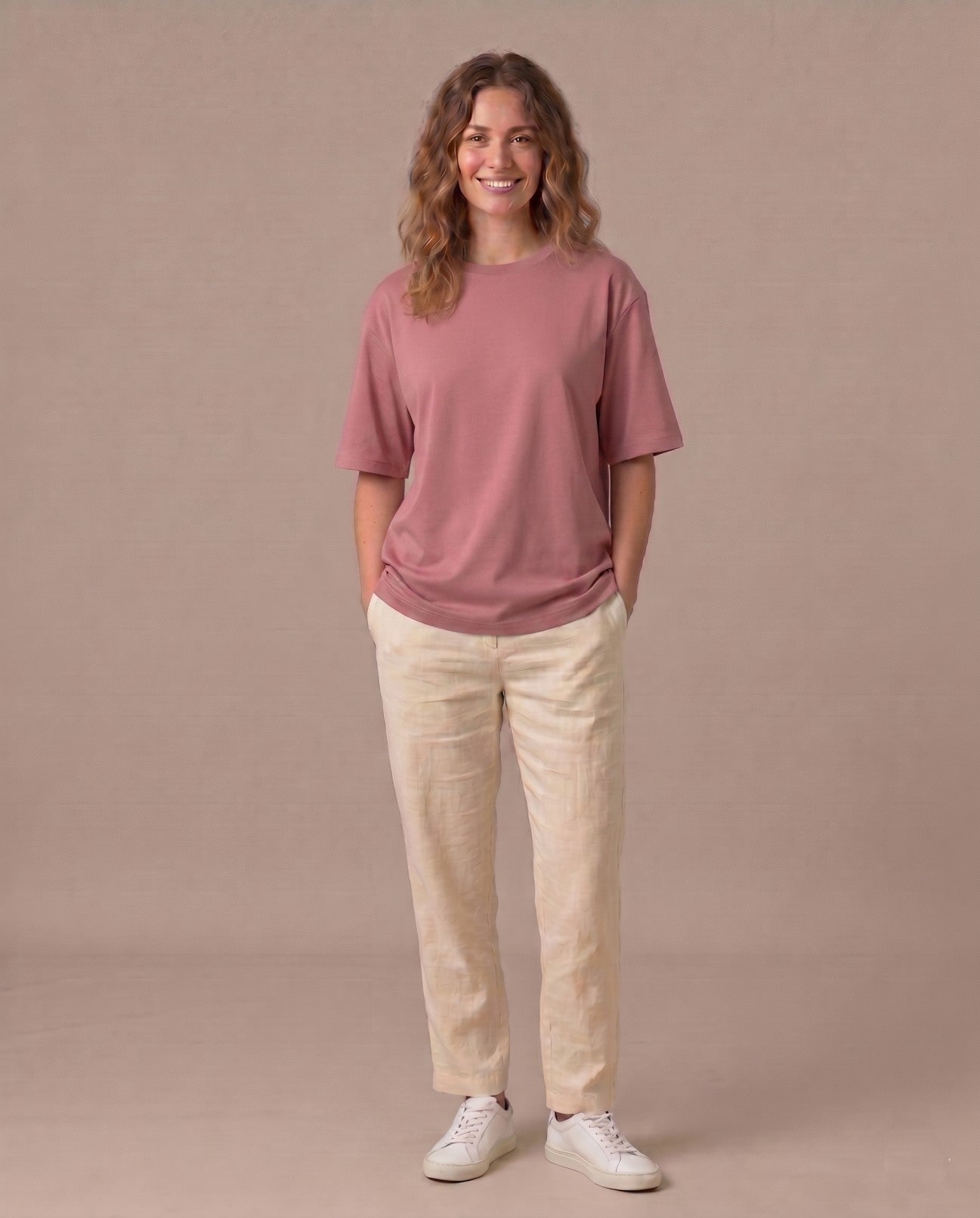 T- SHIRT- OVERSIZED - LIGHT PINK