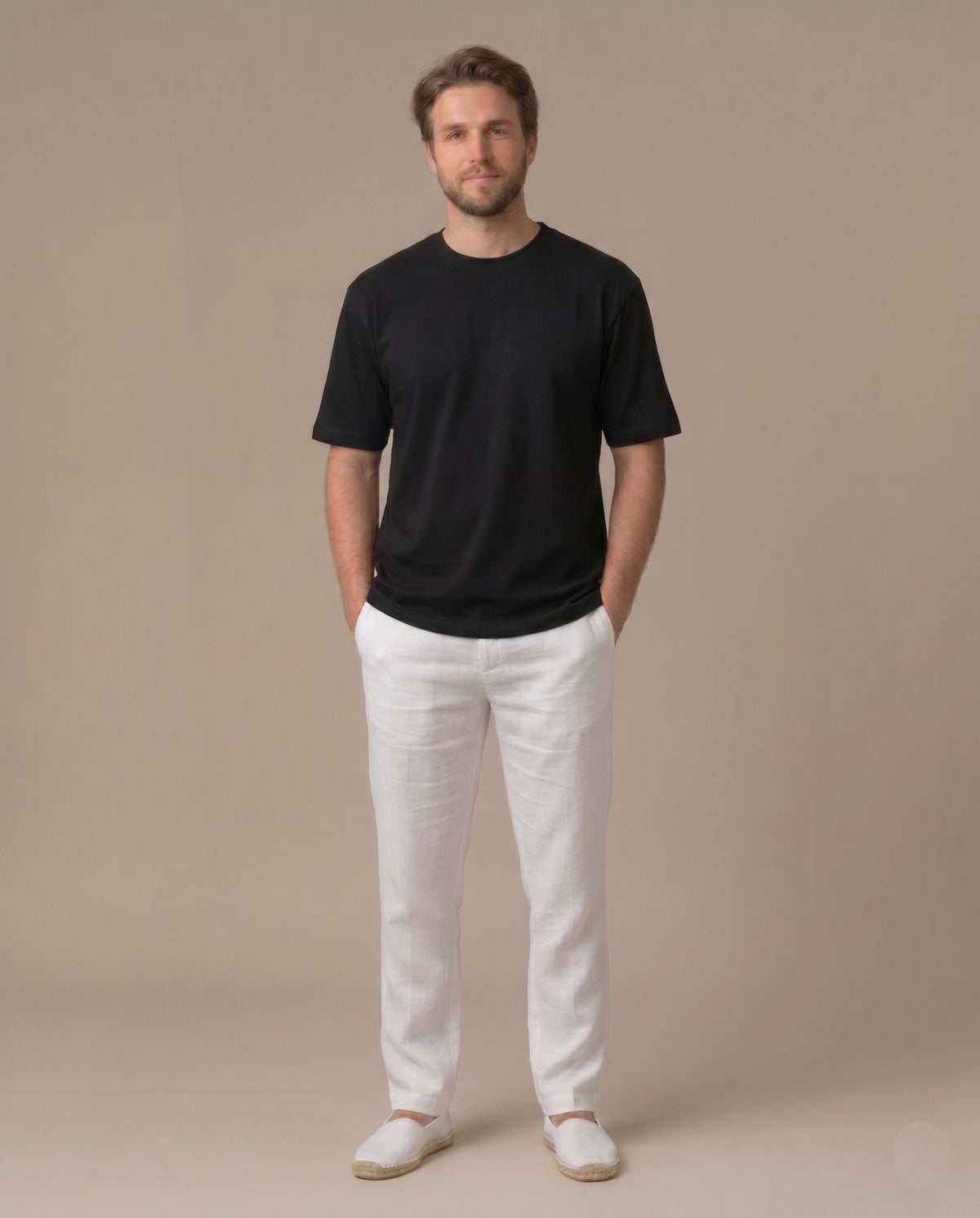 COMBO- OVERSIZED- BLACK,WHITE & CREAM