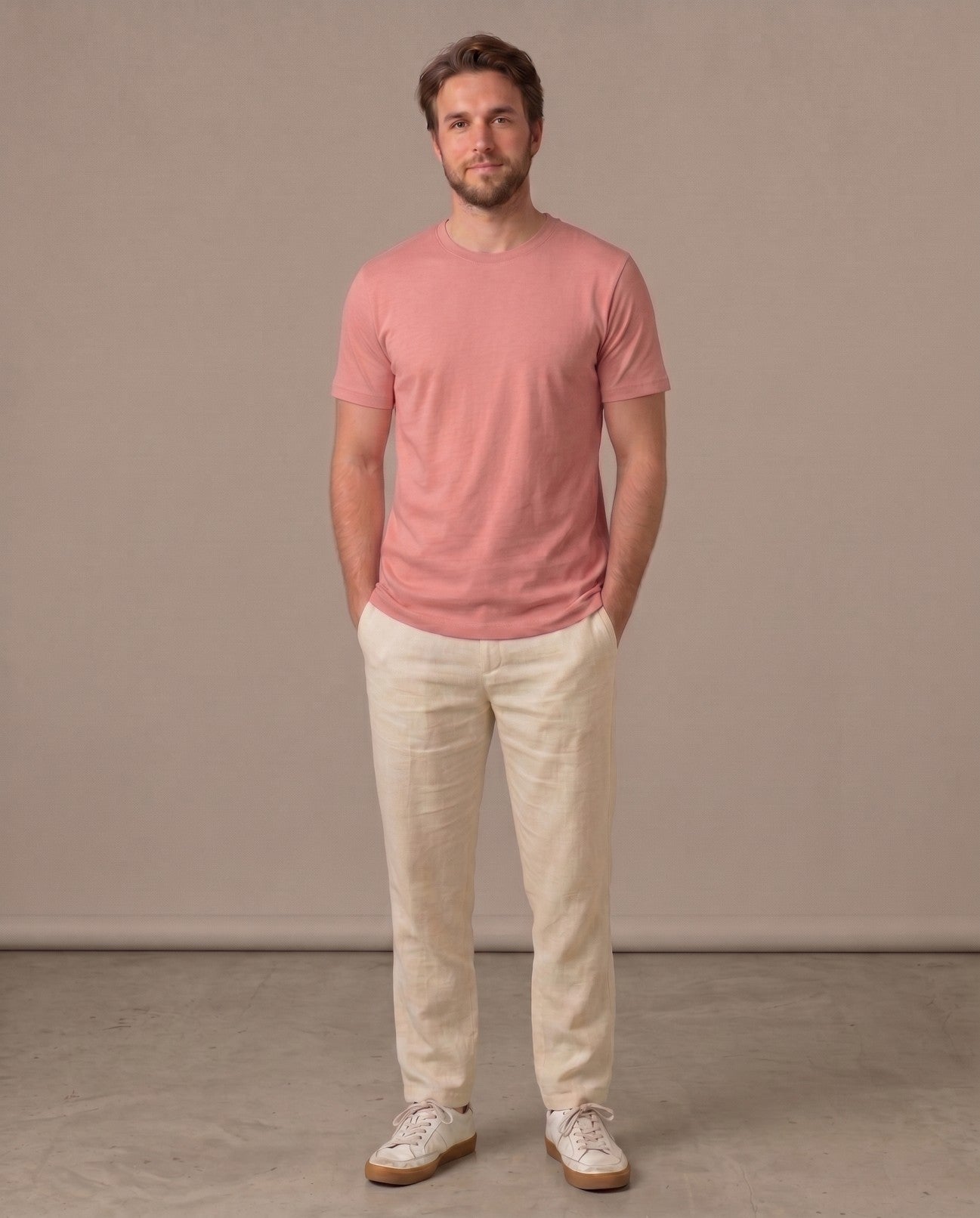 T- SHIRT- REGULAR - LIGHT PINK