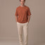 T- SHIRT- OVERSIZED - CHOCOLATE