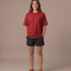 T- SHIRT- OVERSIZED - TERRA COTA