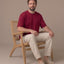 T- SHIRT- OVERSIZED - MAROON