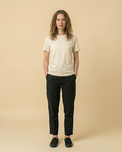T- SHIRT- REGULAR - CREAM